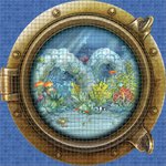 Sea View Cериграфические панно из стеклянной мозаики Ezarri